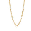 14K Gold Multi Link Necklace 14K - Adina Eden's Jewels