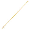 Gold Thin Oval Link Bracelet - Adina Eden's Jewels