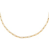  Small Paperclip Necklace 14K - Adina Eden's Jewels