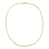  Small Paperclip Necklace 14K - Adina Eden's Jewels