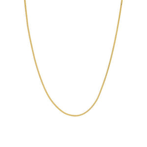 14K Gold / 16" Baby Cuban Chain Necklace 14K - Adina Eden's Jewels