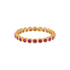  Gemstone Bezel Ring 14K - Adina Eden's Jewels