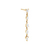 14K Gold / Single Diamond Multi Shape Drop Stud Earring 14K - Adina Eden's Jewels