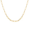 14K Gold / 18IN Large Paperclip Necklace 14K - Adina Eden's Jewels
