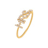 14K Gold / 6.5 Diamond Mrs. Ring 14K - Adina Eden's Jewels