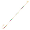 Multi-Color Diamond Rainbow Bar Bracelet 14K - Adina Eden's Jewels