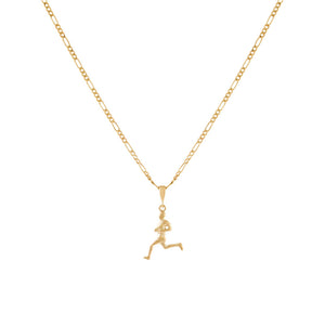 14K Gold Runner Necklace 14K - Adina Eden's Jewels