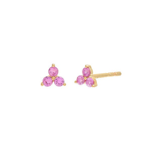  Cluster Stud Earring 14K - Adina Eden's Jewels