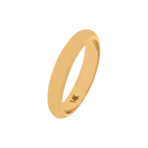 14K Gold / 6 Solid Band Ring 14K - Adina Eden's Jewels