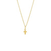 14K Gold Tiny Cross Necklace 14K - Adina Eden's Jewels