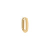 14K Gold / Single / 11MM Thin Solid Paperclip Huggie Earring 14K - Adina Eden's Jewels