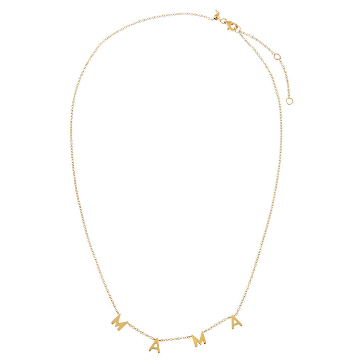  Solid Mama Necklace 14K - Adina Eden's Jewels