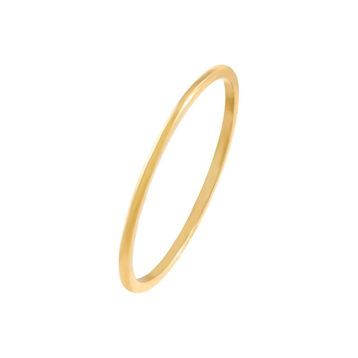 14K Gold / 3 Thin Solid Band 14K - Adina Eden's Jewels