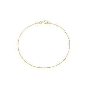 14K Gold Sparkle Chain Bracelet 14K - Adina Eden's Jewels