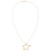  Open Star Baby Gucci Necklace 14K - Adina Eden's Jewels