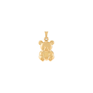 14K Gold Teddy Bear Charm 14K - Adina Eden's Jewels