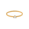  Diamond Solitaire Ring 14K - Adina Eden's Jewels