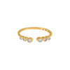  Diamond Multi Bezel Ring 14K - Adina Eden's Jewels