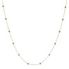 Turquoise / 25" + 5" Turquoise Bezel Waist Body Chain 14K - Adina Eden's Jewels