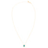  Diamond X Turquoise Pear Necklace 14K - Adina Eden's Jewels