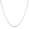 14K White Gold Graduated Diamond Necklace 14K - Adina Eden's Jewels