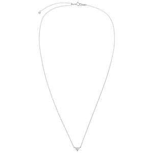  Diamond Heart Necklace 14K - Adina Eden's Jewels