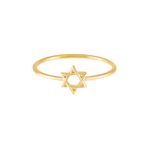  Star of David Ring 14K - Adina Eden's Jewels