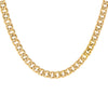 14K Gold / 20" Hollow Round Cuban Necklace 14K - Adina Eden's Jewels