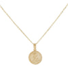 14K Gold Vintage Mini Coin Necklace 14K - Adina Eden's Jewels