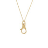 14K Gold Clasp Necklace 14K - Adina Eden's Jewels