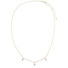  Diamond Multi Cross Necklace 14K - Adina Eden's Jewels