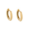 14K Gold Mini Thick Huggie Earring 14K - Adina Eden's Jewels