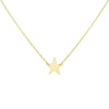 14K Gold Mini Star Necklace 14K - Adina Eden's Jewels