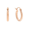 14K Rose Gold / 12 MM Thin Hoop Earring 14K - Adina Eden's Jewels
