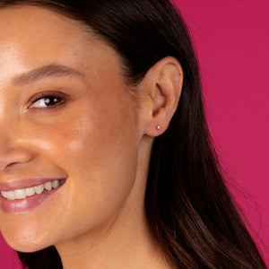  Tiny CZ Stud Earring - Adina Eden's Jewels