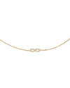 14K Gold Mini Infinity Necklace 14K - Adina Eden's Jewels