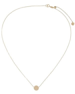  Engraved Disc Choker/Necklace 14K - Adina Eden's Jewels