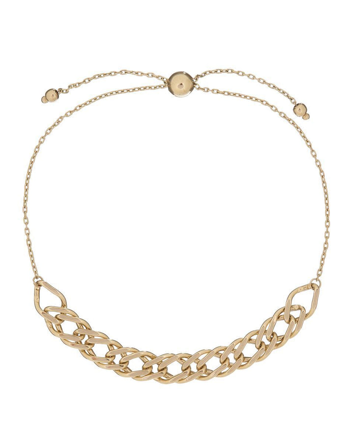 14K Gold Links Bracelet 14K - Adina Eden's Jewels