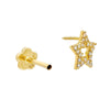  Open Star Threaded Stud Earring 14K - Adina Eden's Jewels