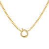 Gold Toggle Cuban Chain Necklace - Adina Eden's Jewels