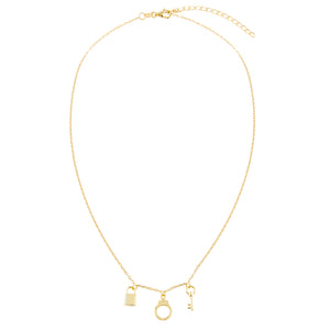  Solid Charms Necklace - Adina Eden's Jewels