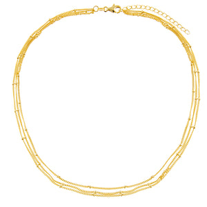  Multi Ball Chain Necklace - Adina Eden's Jewels