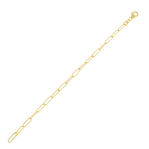 Gold Oval Link Bracelet - Adina Eden's Jewels