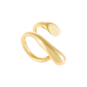 Gold Chunky Solid Ear Cuff - Adina Eden's Jewels