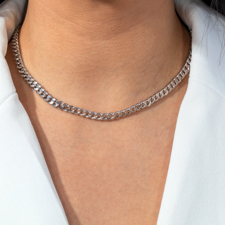  Miami Cuban Link Necklace 14K - Adina Eden's Jewels