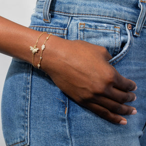  Pavé Hamsa Charms Bracelet - Adina Eden's Jewels
