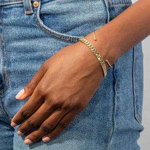  Miami Cuban Link Bracelet 14K - Adina Eden's Jewels
