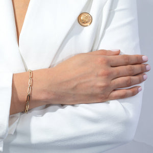  Paper Link Bracelet - Adina Eden's Jewels
