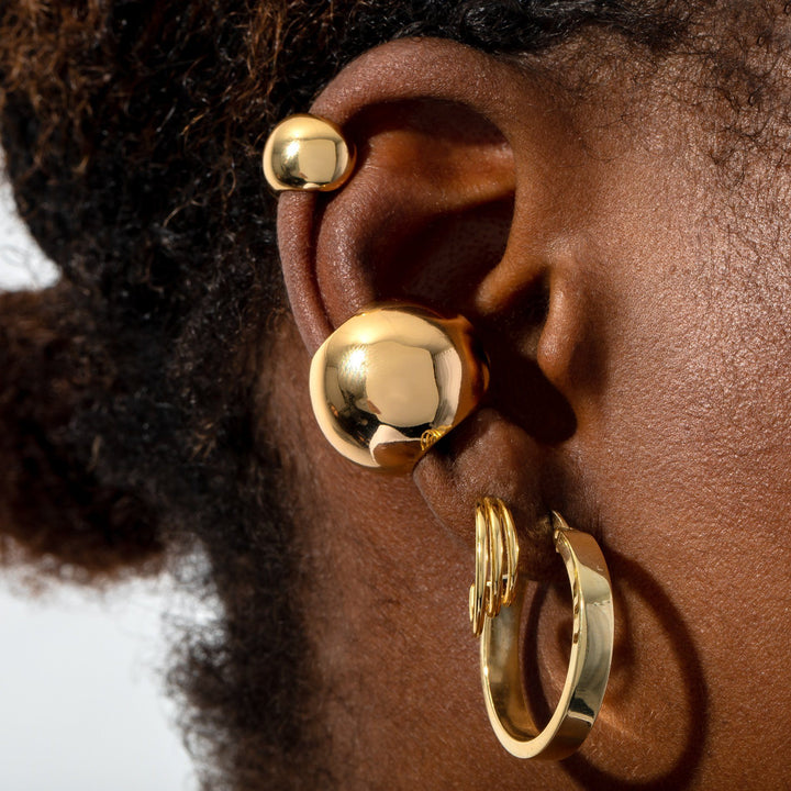  Solid Hoop Earring - Adina Eden's Jewels