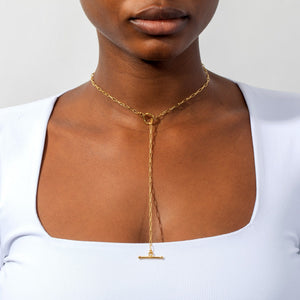  Chain Toggle Necklace - Adina Eden's Jewels